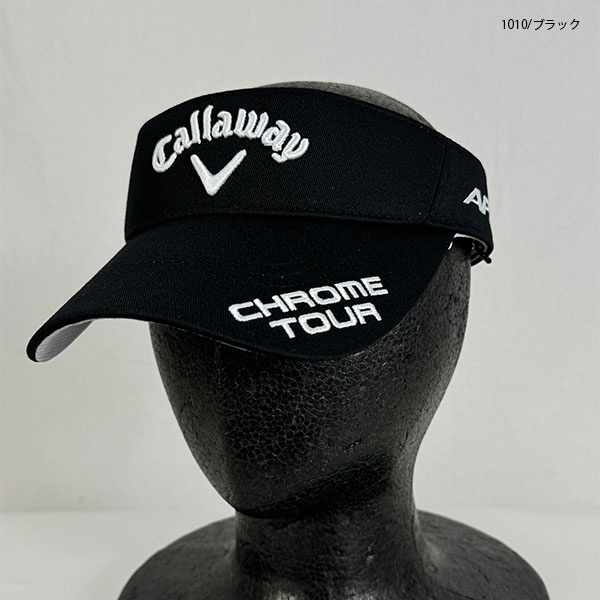 セール ゴルフバイザー サンバイザー バイザー 帽子 キャロウェイ C24990111 メンズ 24秋冬 TOUR TW VISOR 24 JM プロ着用 定番バイザー CALLAWAY callaway | Callaway | 13