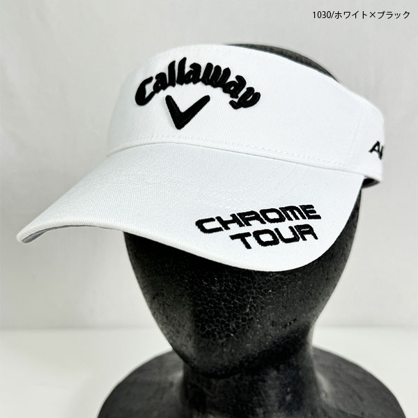 セール ゴルフバイザー サンバイザー バイザー 帽子 キャロウェイ C24990111 メンズ 24秋冬 TOUR TW VISOR 24 JM プロ着用 定番バイザー CALLAWAY callaway | Callaway | 03
