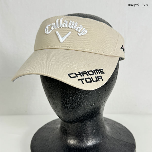 セール ゴルフバイザー サンバイザー バイザー 帽子 キャロウェイ C24990111 メンズ 24秋冬 TOUR TW VISOR 24 JM プロ着用 定番バイザー CALLAWAY callaway | Callaway | 11
