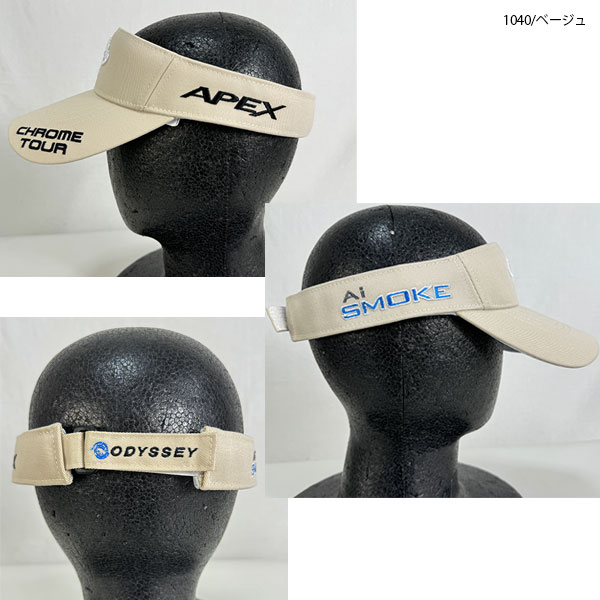 セール ゴルフバイザー サンバイザー バイザー 帽子 キャロウェイ C24990111 メンズ 24秋冬 TOUR TW VISOR 24 JM プロ着用 定番バイザー CALLAWAY callaway | Callaway | 12