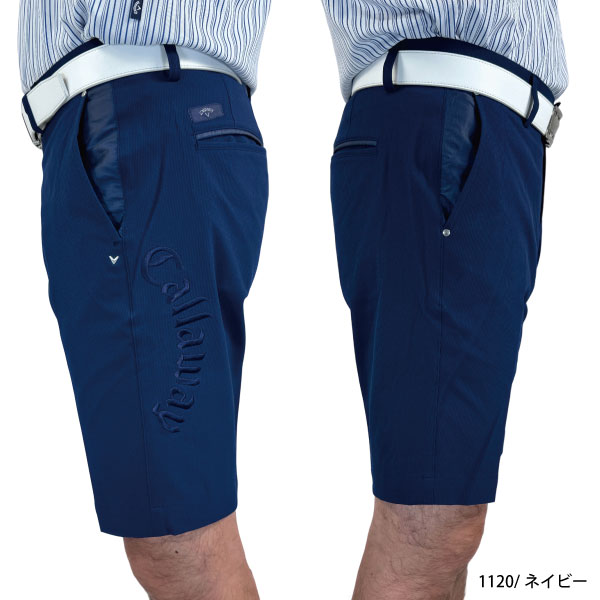 キャロウェイ ゴルフ ショート ハーフ パンツ ネイビー LLサイズ Callaway（キャロウェイ） ゴルフウェア ゴルフパンツ ショートパンツ