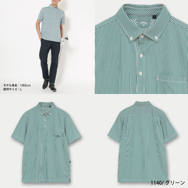 Callaway（キャロウェイ） ゴルフウェア ゴルフシャツ 半袖シャツ
