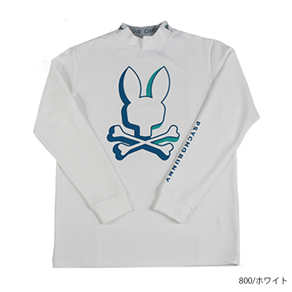 モックネックシャツ BUNNY PSYCHO 楽天市場】サイコバニー ロング モックネックシャツ BUNNY NEON ゴルフ メンズウェア