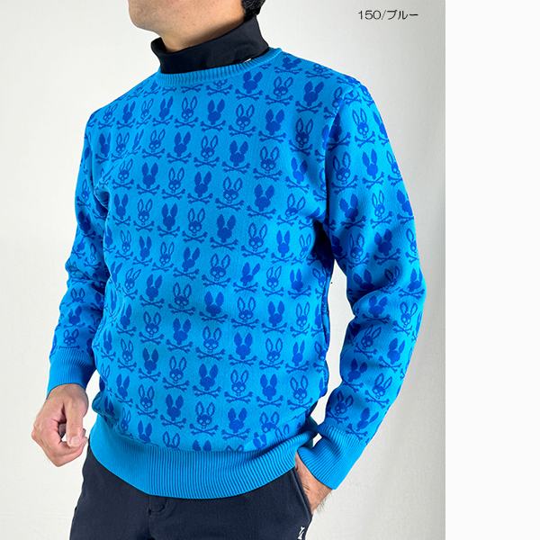 Psycho Bunny（サイコバニー） ゴルフウェア ジャガードニット