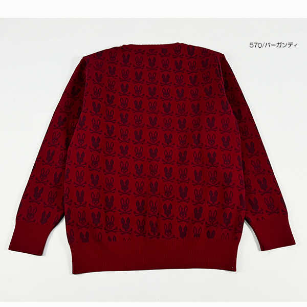 Psycho Bunny（サイコバニー） ゴルフウェア ジャガードニット