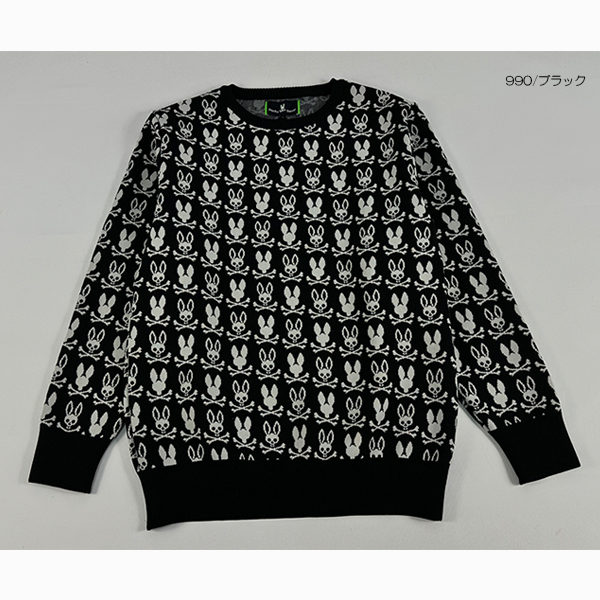 Psycho Bunny（サイコバニー） ゴルフウェア ジャガードニット