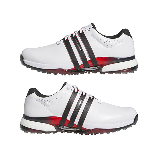 セール ゴルフシューズ アディダス ツアー360 25 ワイド スパイクレス IH5991 幅広設計 レザーアッパー BOOSTミッドソール 合成素材アウトソール_10