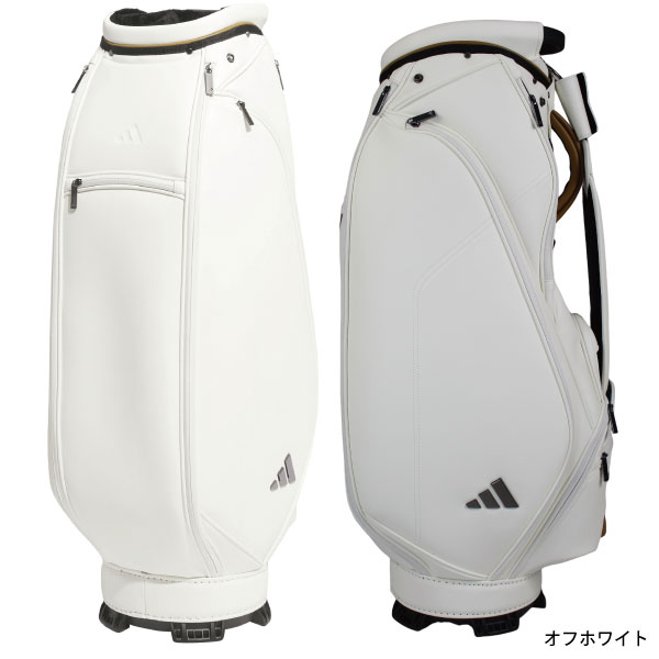 adidas キャディバッグ ホワイト adidas キャディバッグ（口径サイズ：9）｜ゴルフ用バッグ