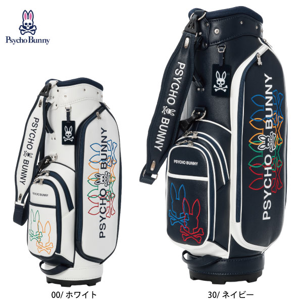 キャディバッグ カートキャディバッグ LOGOART キャディバッグ サイコバニー PBMG6AC5 ユニセックス 26春夏 9型 46インチ 5分割 4.0kg Psycho Bunny