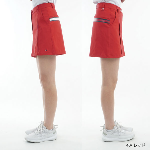 トミー ヒルフィガー ゴルフ　  GOLF　ストレッチ バックプリント ツイルスカート　レディス TOMMY HILFIGER GOLF（トミー ヒルフィガー ゴルフ） セール ゴルフ