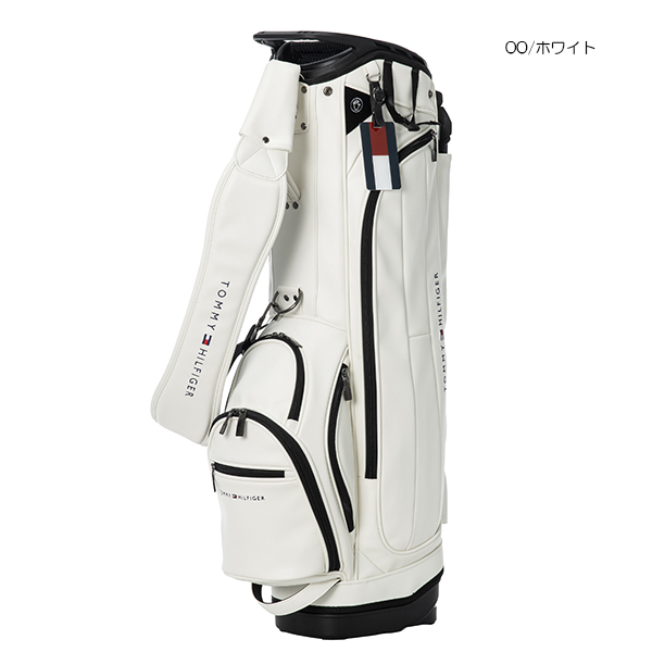 トミーヒルフィガー キャディバッグ ホワイト TOMMY HILFIGER GOLF（トミー ヒルフィガー ゴルフ） キャディバッグ
