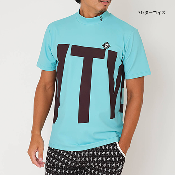 coco★新品★V12★ヴィトゥエルブ★半袖モックネックシャツ★ストレッチ★白/ホワイト★2(L)※ネコパケ発送可★89383 V12 - 【期間限定ポイント10倍】CENTER LIB MOCK / 半袖 モック