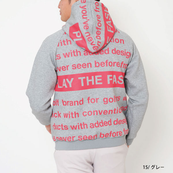 新品正規品【V12/ L】YESPARKA YESパーカーメンズゴルフスウェット CONVERSE MADE FOR GOLF ゴルフウェア ゴルフブルゾン アウター 長袖