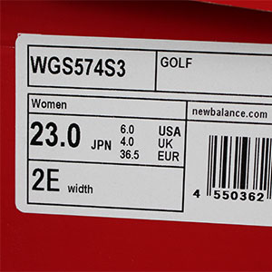 セール ゴルフシューズ スパイクレス ニューバランス WGS574S3 レディース 23SS 大きいサイズ有｜golf-line｜07