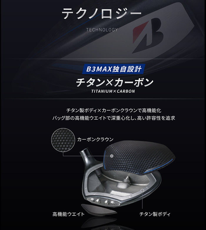 BRIDGESTONE GOLF カスタム ブリヂストン B3MAX フェアウェイ