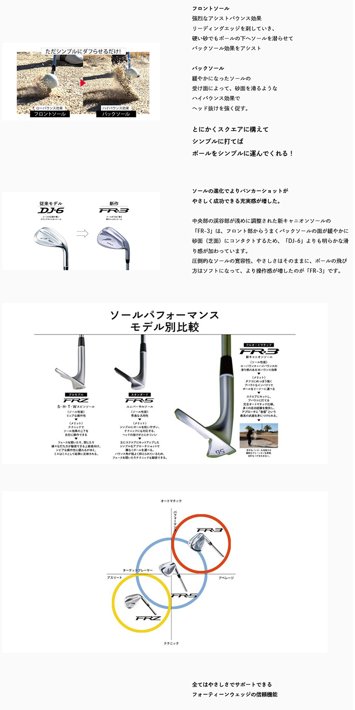 ゴルフクラブ フォーティーン ウェッジ 26モデル FR-3 ウェッジ ダイヤモンドブラックサテン フォーティーン カスタムDG ツアーイシュー ONXY PCB_2