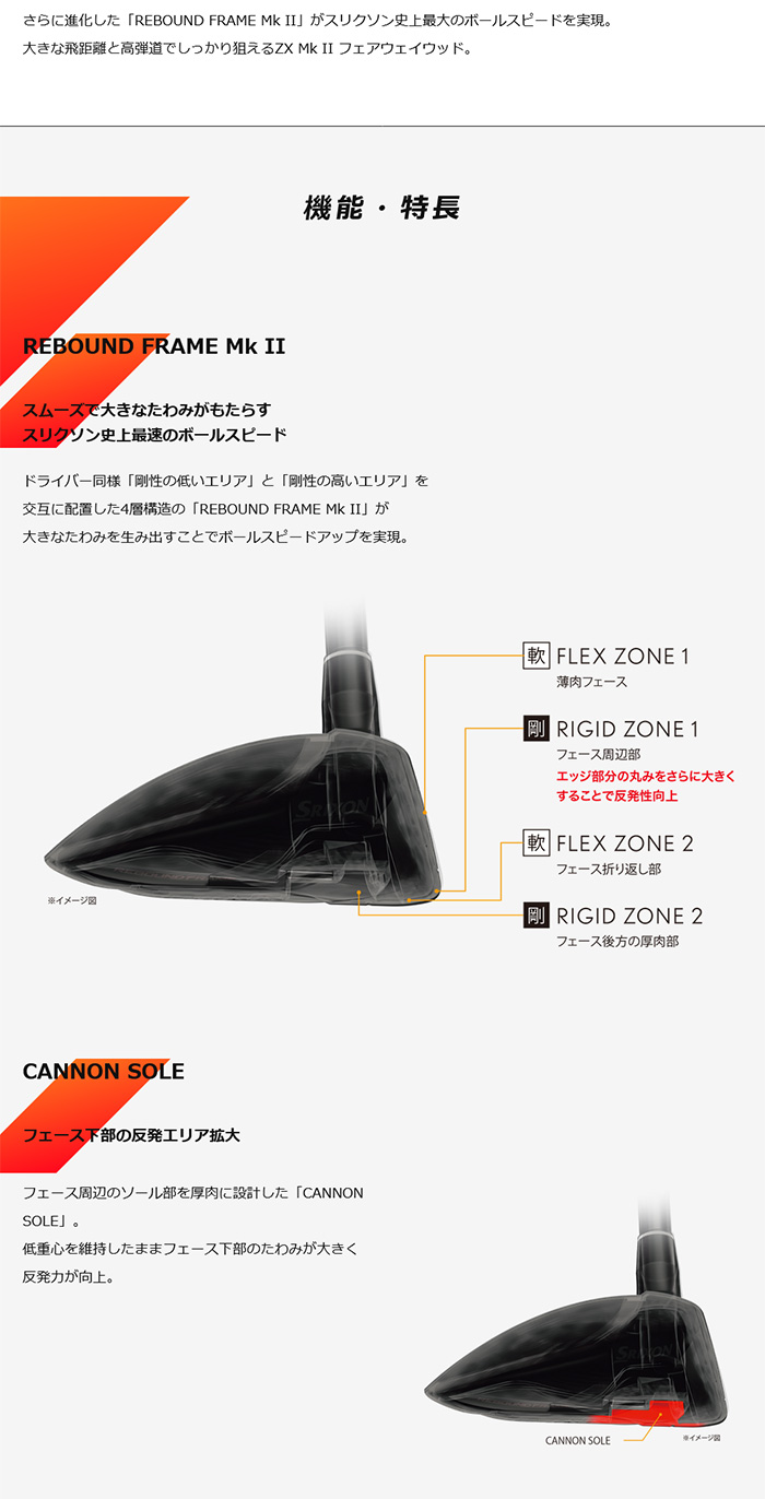 オーダー品  2点 SRIXON オーダーカスタム ダンロップ スリクソンzx MkII