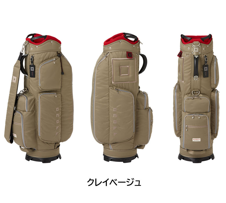 オノフ ゴルフ キャディバッグ 9型 スタンド式 4分割 OB0422 ONOFF