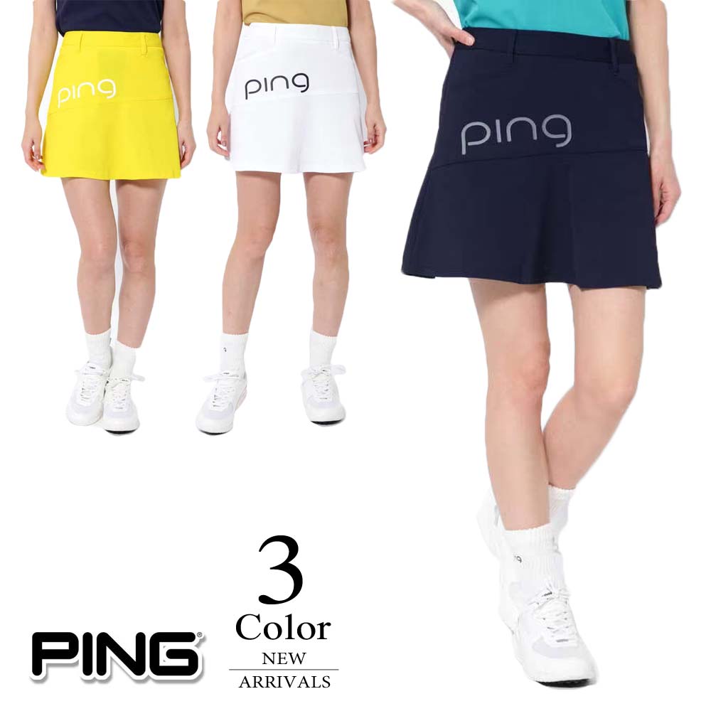 PING ピン ゴルフ スカート （M/L寸：レディース） 2023春夏新作モデル