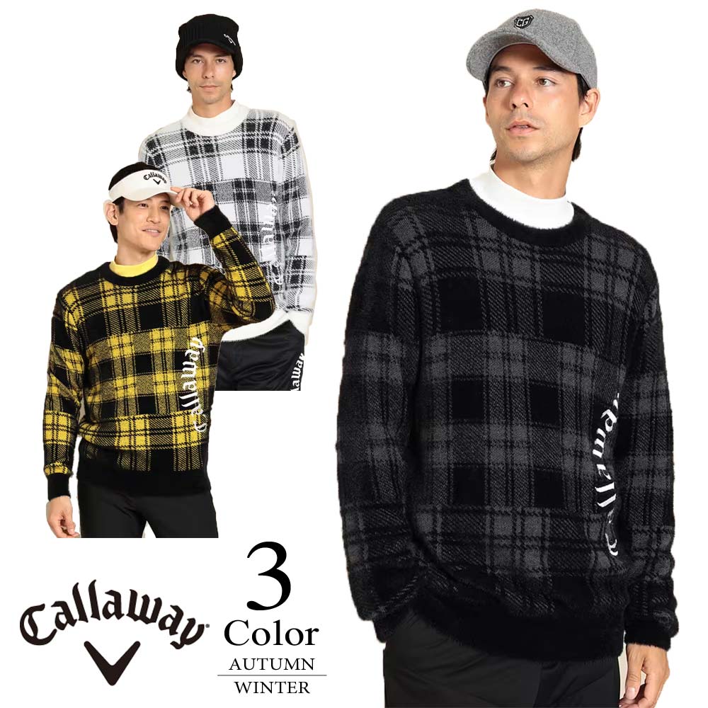 メール便・ゆうパケット キャロウェイ Callaway ゴルフウェア クルー 