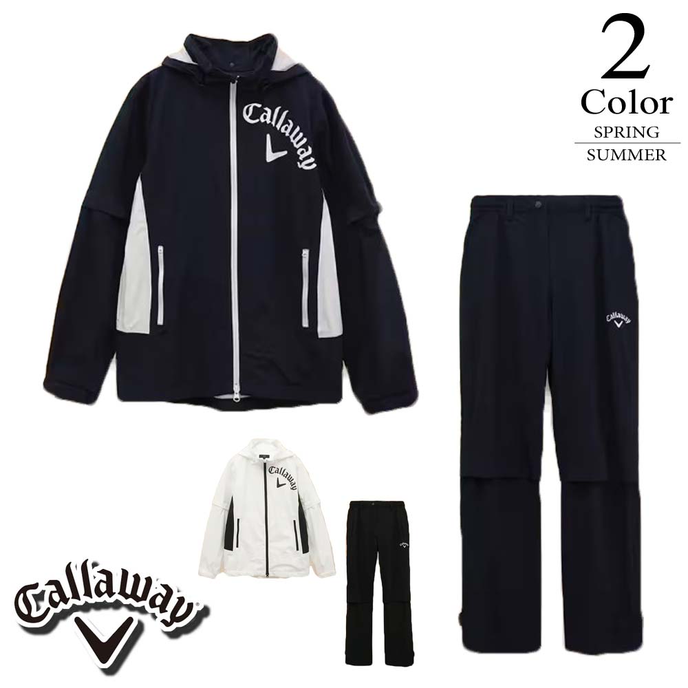 キャロウェイ Callaway ゴルフウェア セットアップレインウェア （M/L