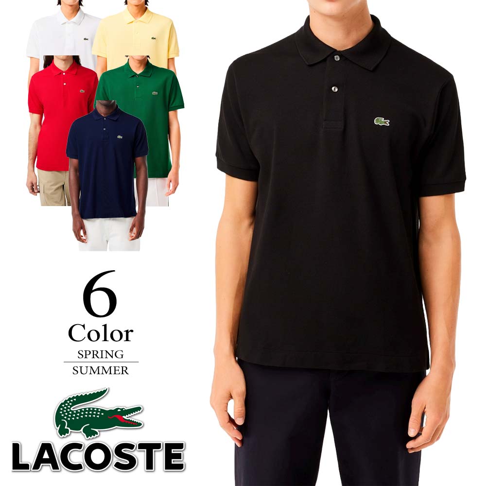 ラコステ LACOSTE ゴルフ ポロシャツ（4寸：メンズ） ポイント5倍 2024春夏新作モデル l1212lj-99
