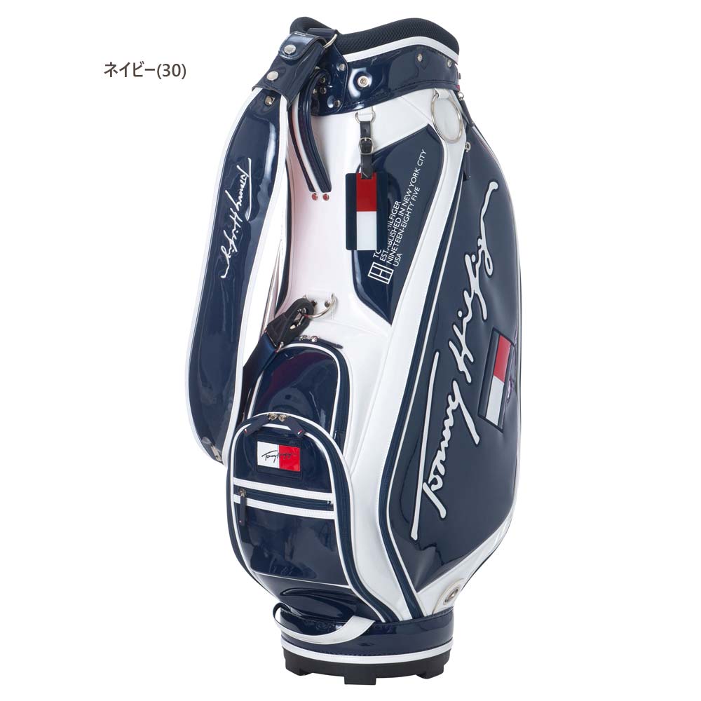 キャップ付き TOMMY HILFIGER ゴルフ キャディバッグ （9.0型：ユニ 