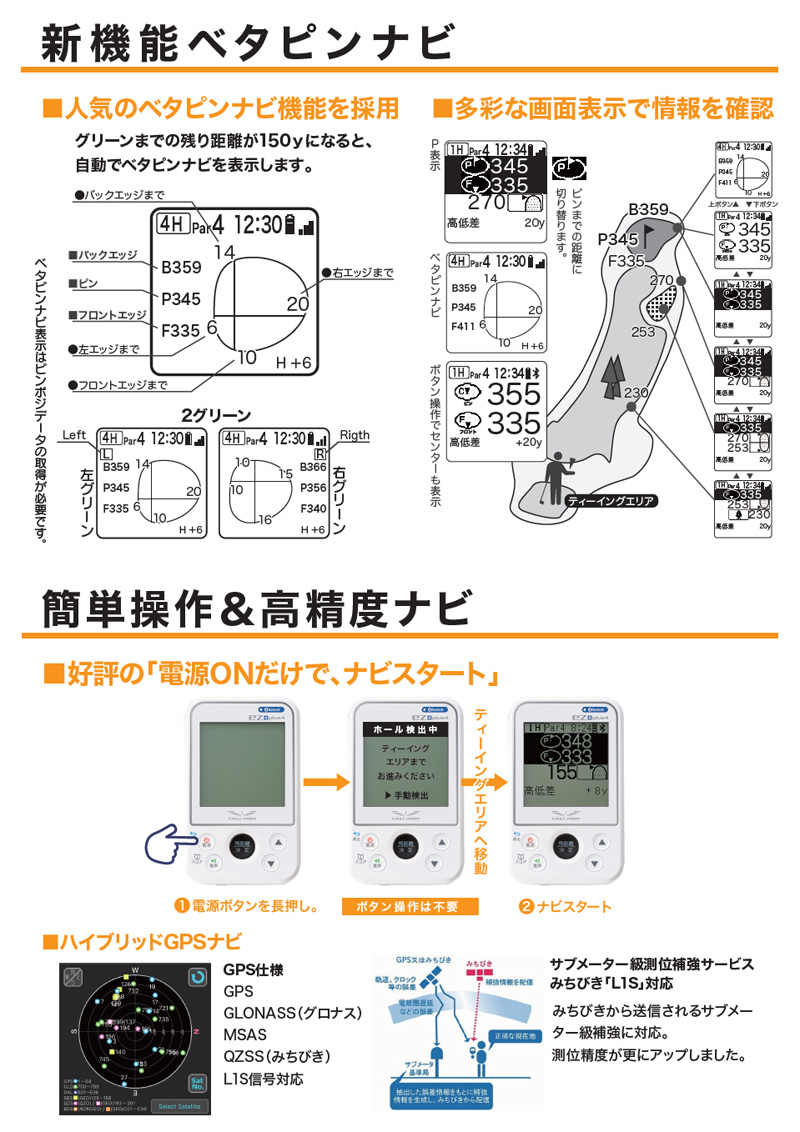 クーポン有 朝日ゴルフ イーグルビジョン EV-235 イーゼットプラス4