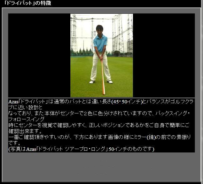 2310円 【国内即発送】 Azas GOLF アザス ゴルフ ドライバット スタンダード 45インチ 練習用