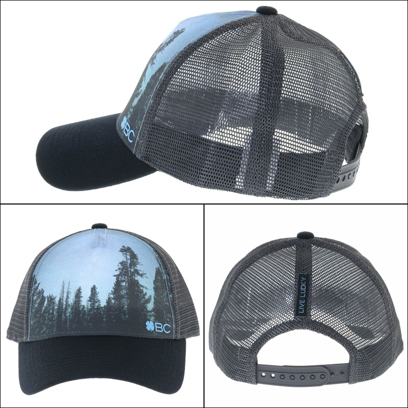ブラッククローバー メッシュキャップ SKYLINE #6 Destiny/Black スナップバック Black Clover スカイライン メンズ  キャップ ゴルフウェア 帽子