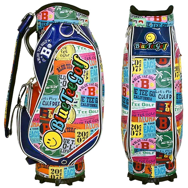 BLUE TEE GOLF クーポン有 ブルーティーゴルフ 9型 ワッペン柄 BLUE TEE GOLF クーポン有 ブルーティーゴルフ 9型 ワッペン柄