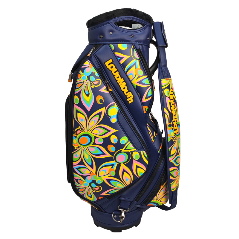 LOUDMOUTH ラウドマウス　LM-CB0020 キャディバッグ 9.5型　Leopard Tiger（339）レオパードタイガー