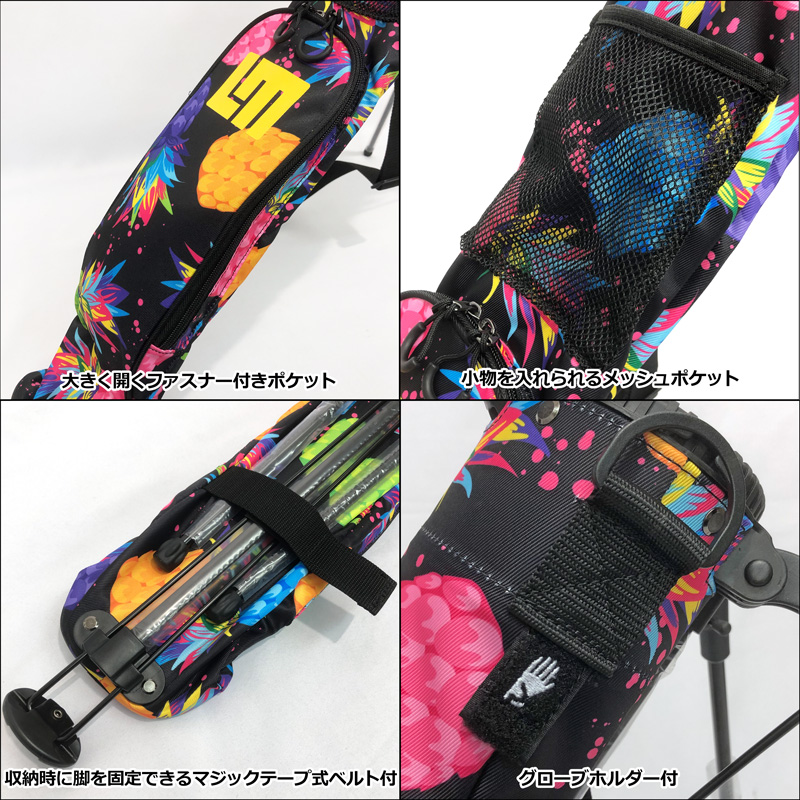 ラウドマウス セルフスタンドキャリーバッグ Electric Pineapples エレクトリックパイナップルズ  LM-CC0004/762984(281) 2SS2 Loudmouth Self Stand Bag 派手