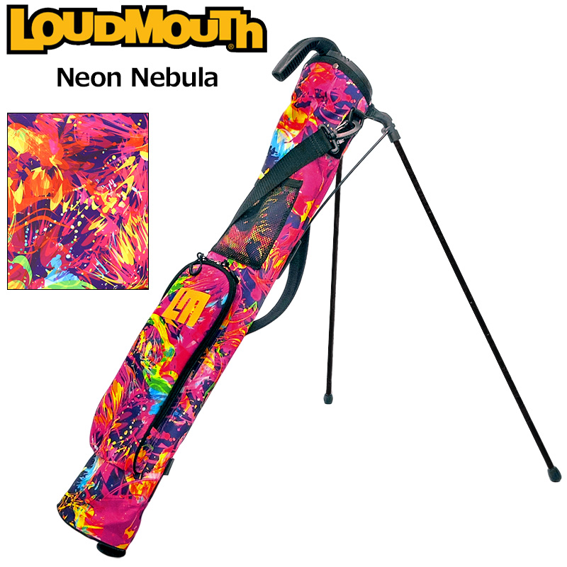 ラウドマウス セルフスタンドキャリーバッグ Neon Nebula ネオンネビュラ LM-CC0006 763986(367) 日本規格 3SS2  Loudmouth Self Stand Bag 派手 な 柄 MAY2