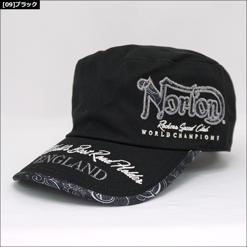 クーポン有 ノートン 22 メンズ ワークキャップ ペイズリー使いロゴ 222n8706 Norton 22ss 春夏秋 帽子 Cap メンズファッション カジュアル Jun3 cwmosbme 財布 帽子 ファッション小物 Valleymill Com