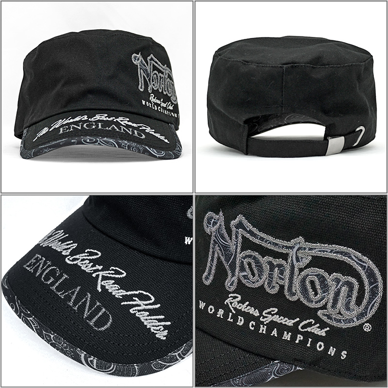 クーポン有 ノートン 22 メンズ ワークキャップ ペイズリー使いロゴ 222n8706 Norton 22ss 春夏秋 帽子 Cap メンズファッション カジュアル Jun3 cwmosbme 財布 帽子 ファッション小物 Valleymill Com