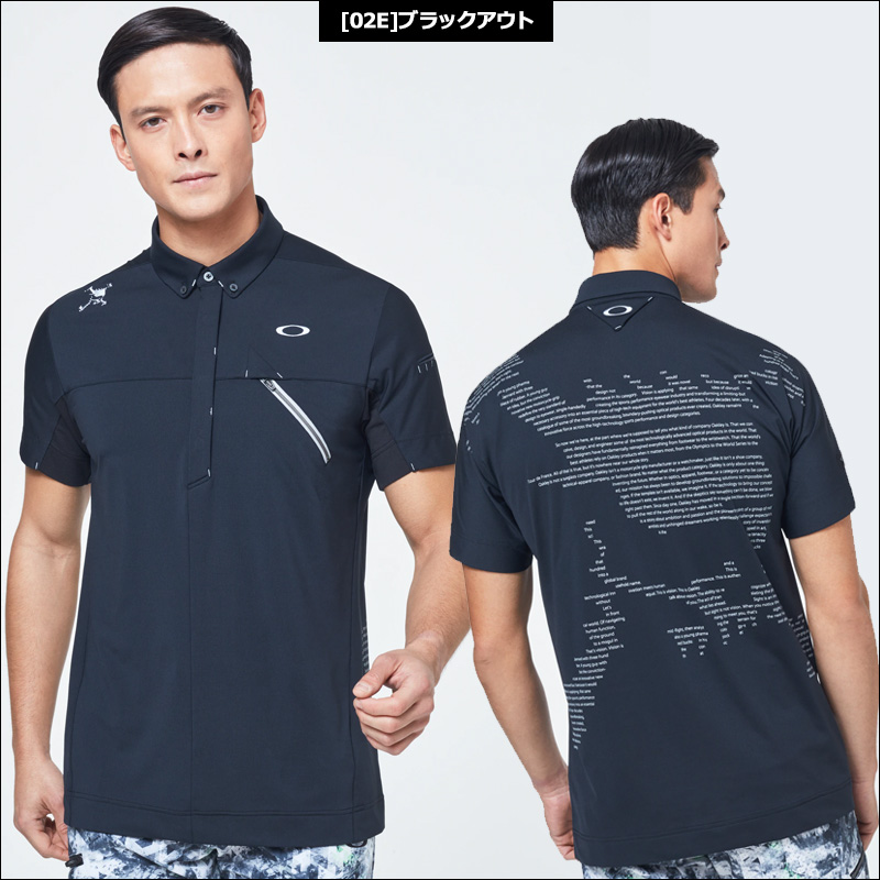 にてお オークリー ゴルフ ウェア メンズ スカル モックSKULL VECTOR LS MOCK SHIRTカラー：BLACK  PRINT(00G)カラー：WHITE PRINT(186)カラー：BERRY PRINT(81J)カラー：PINK  PRINT(81Y)FOA404230：リバティーゴルフ してもタイ - shineray.com.br