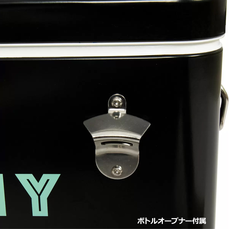 トミーバハマ スチール クーラーボックス 54QT(51リットル) ブラック