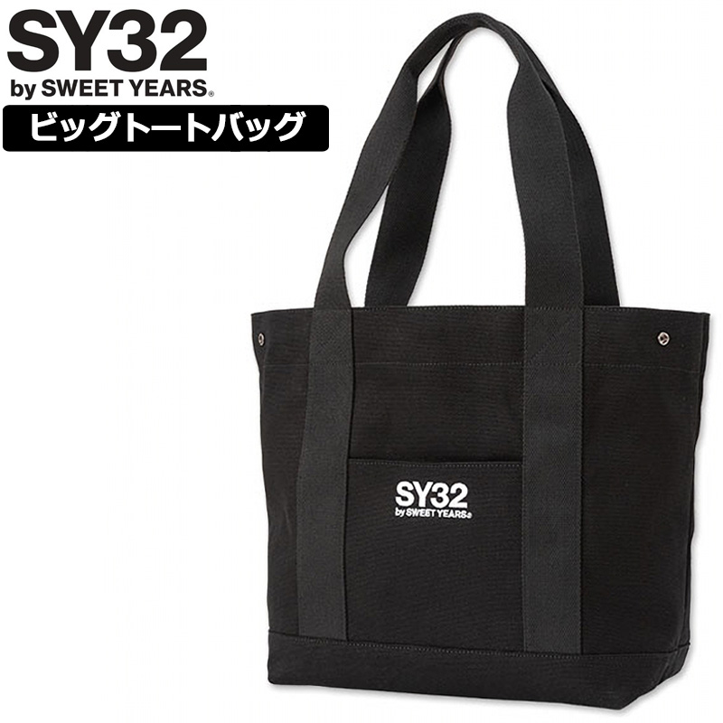 クーポン有 SY32 GOLF キャンパス生地 ビッグトートバッグ CANVAS TOTE