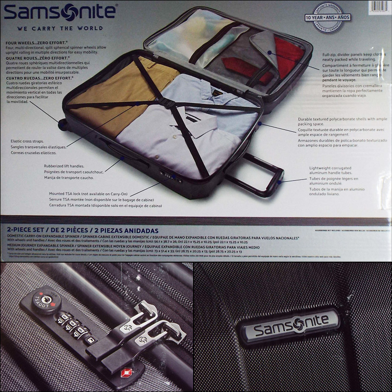 samsonite bantam xlt lock