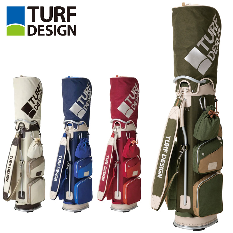 ターフデザイン 9.5型 キャディバッグ TDCB-2171 1WF2 TURF DESIGN ゴルフ用バッグ カートバッグ メンズ レディース