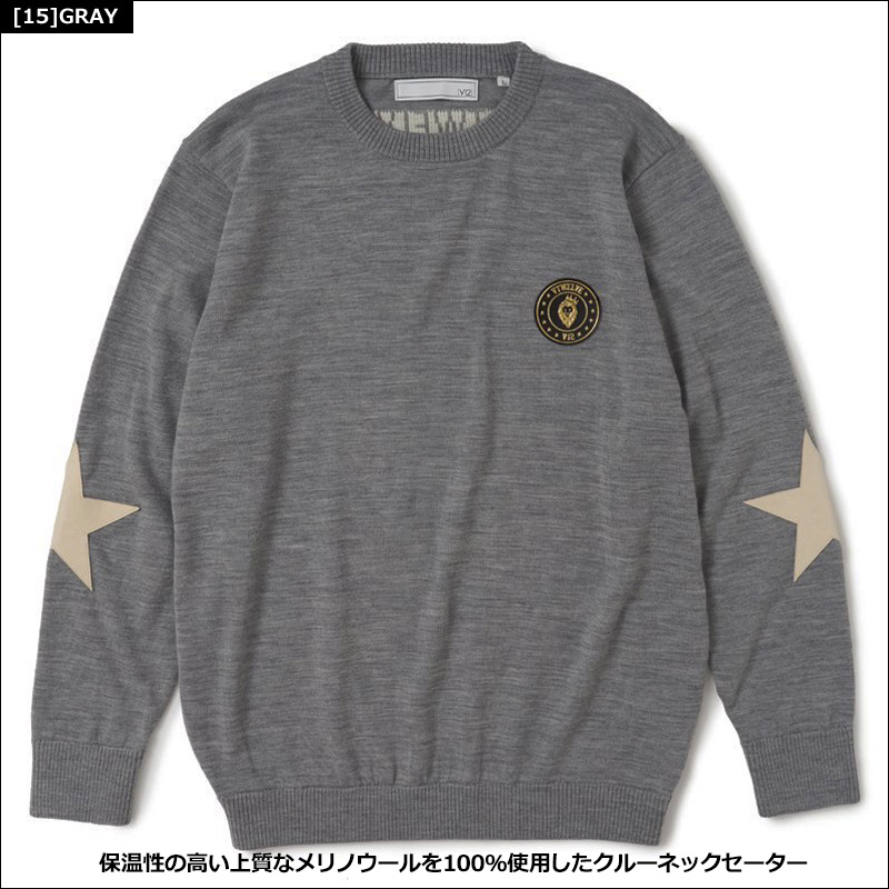 V12 ゴルフ メンズ クルーネック セーター V122120-KN02 STAR ELBOW KNIT ヴィ・トゥエルヴ 21FW ゴルフウェア  アウター トップス 星柄 Star V12 GOLF SEP3 :vtwrn122120kn02:サードウェイブ ゴルフスポーツ - 通販 -  Yahoo!ショッピング