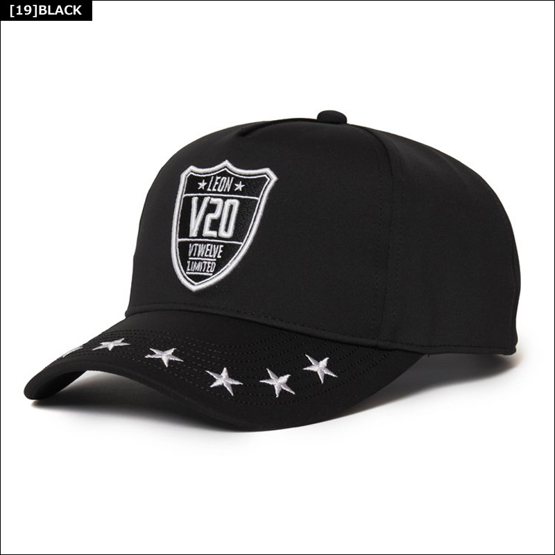 V12 ゴルフ LEONコラボ スナップバック キャップ V20 STAR CAP V122121