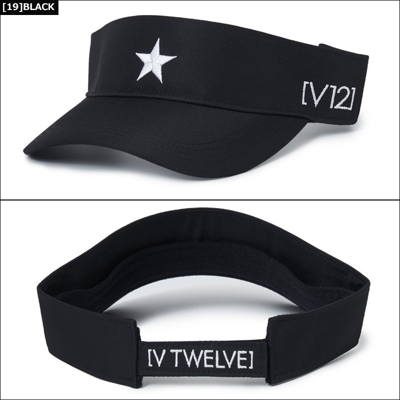 V12 ゴルフ サンバイザー V12 ONE STAR VISOR | 【公式通販】