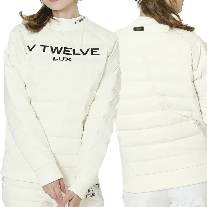 V12 ゴルフ レディース 長袖 ダウン キルティング スニード ジャケット