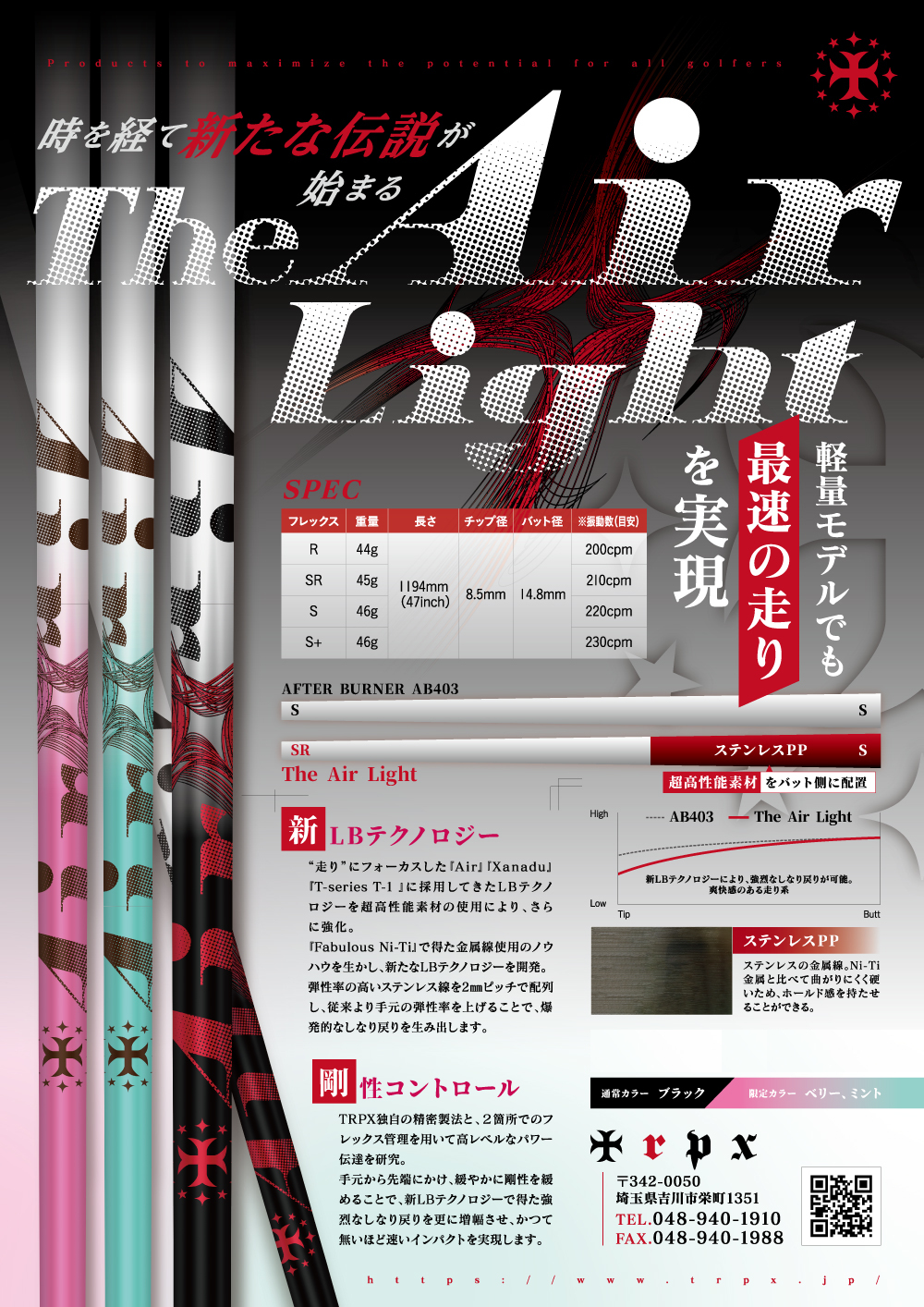トリプルエックス エアー (TRPX Air) ドライバーシャフト キャロウェイ Callaway（キャロウェイ） カスタムシャフト 新品 スリーブ付シャフト
