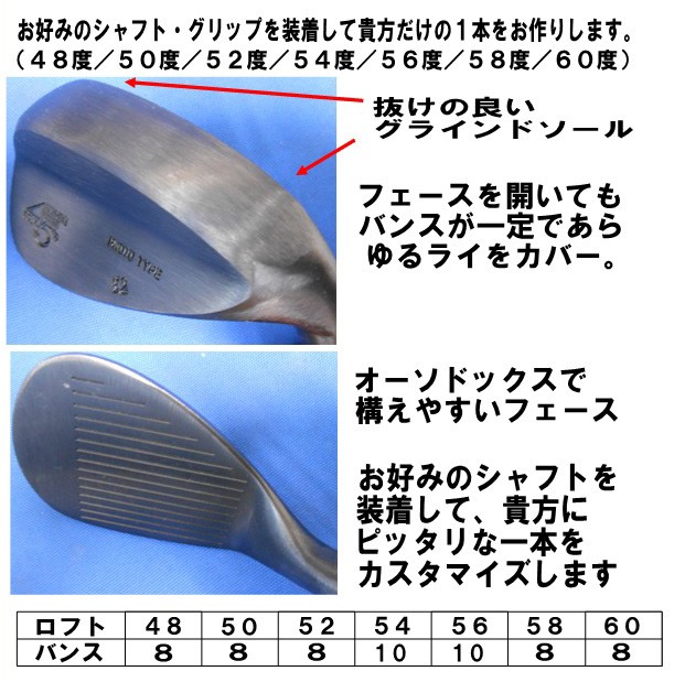 GOLF45℃(ゴルフ45℃) PROTOTYPE ウェッジ【ゴルフクラブ激安