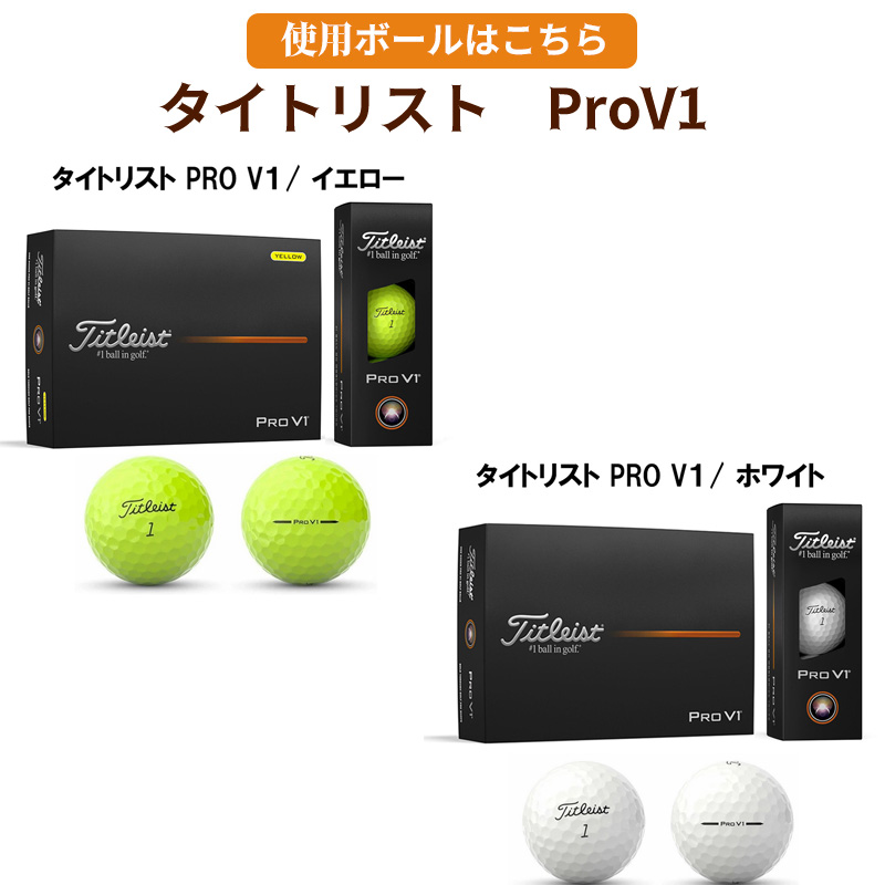 Titleist PRO V1 ゴルフボール 20球（6スリーブ＋2球） Pro V1 6球パック ギフト用 両面プリントも対応 ゴルフボール 名入れ