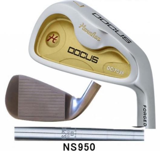HARAKEN】 ハラケン DOCUS ドゥーカス DCI703F GOLD アイアン 6本