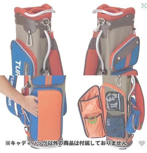 TURF DESIGN ターフデザイン 9.5型 キャディバッグ 帆布 TDCB